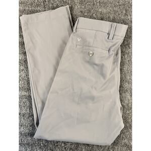 Mens Gray Callaway Golf Polyester Pants Size 32 By 30